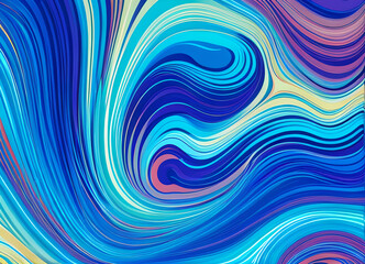 Colored background with a rainbow pattern,Bright stylish modern wave background in different colors,generative ai