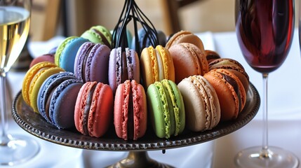macaroons on the table