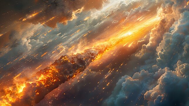 Visually Spectacular: Meteorite Re-Entry in Action