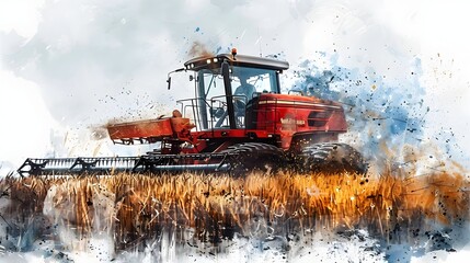 Automated Harvesting Solutions Streamlining Agricultural with Cutting-Edge Technology and Cinematic Visuals