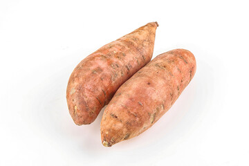 Sweet raw batat for cooking