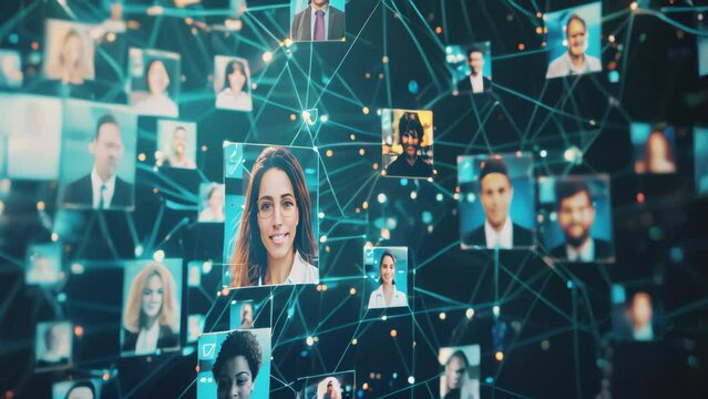 Human resource network structure concept Effective organizational structure.