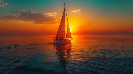 Sunset Serenade: Three Figures Silhouetted Against the Glowing Sky