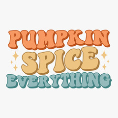 Pumpkin Spice everything typography