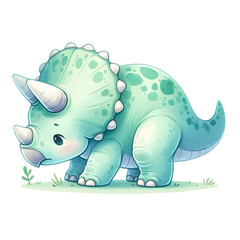 Triceratops grazing