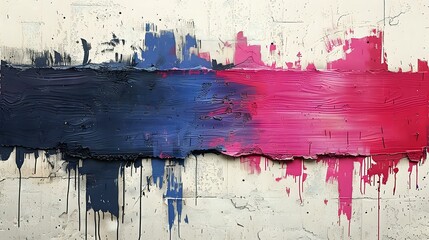Spontaneous Technique: Dynamic Abstract Visual with Urban Street Art Aesthetic
