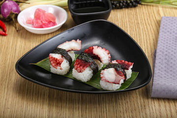 Japanese cuisine - sushi with octopus