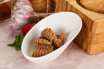 Liver Pate spread in the bowl