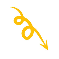 Obraz premium cute colored arrow