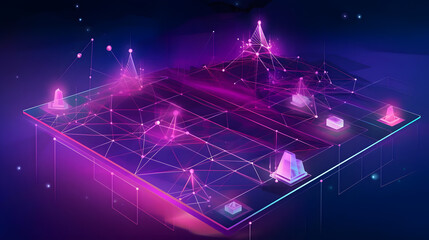 Rhombus Network Architecture Banner for Strategic Planning Sessions