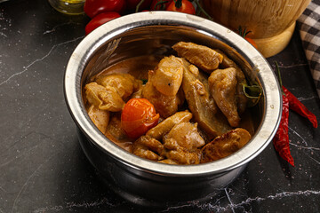Thai Tom yum soup with chicken