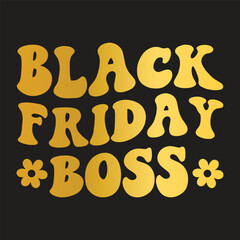 Black Friday Boss typography
