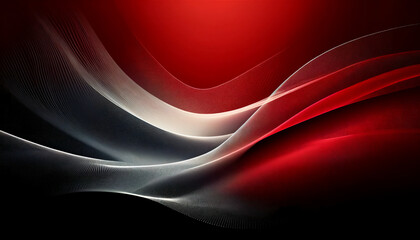 Elegant Red and White Gradient Transition