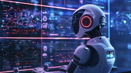 Futuristic Humanoid Virtual Assistant Operates Deep Machine Learning Software on Cloud Computing Network