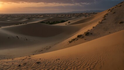 A poem capturing the shifting whispers of sand dunes at dawn ai_generated