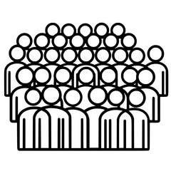 teamwork icon, crowd icon, leadership icon, community icon, manager icon, meeting icon, employee icon, organization icon, businessman icon, group icon of icon people, crowd icon of icon people