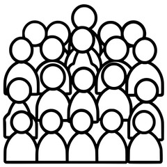teamwork icon, crowd icon, leadership icon, community icon, manager icon, meeting icon, employee icon, organization icon, businessman icon, group icon of icon people, crowd icon of icon people