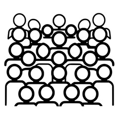 teamwork icon, crowd icon, leadership icon, community icon, manager icon, meeting icon, employee icon, organization icon, businessman icon, group icon of icon people, crowd icon of icon people