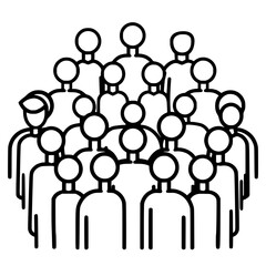 teamwork icon, crowd icon, leadership icon, community icon, manager icon, meeting icon, employee icon, organization icon, businessman icon, group icon of icon people, crowd icon of icon people