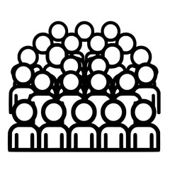 teamwork icon, crowd icon, leadership icon, community icon, manager icon, meeting icon, employee icon, organization icon, businessman icon, group icon of icon people, crowd icon of icon people