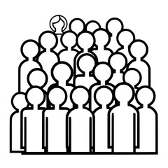 teamwork icon, crowd icon, leadership icon, community icon, manager icon, meeting icon, employee icon, organization icon, businessman icon, group icon of icon people, crowd icon of icon people