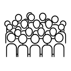 teamwork icon, crowd icon, leadership icon, community icon, manager icon, meeting icon, employee icon, organization icon, businessman icon, group icon of icon people, crowd icon of icon people