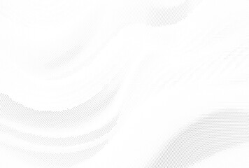 Fototapeta premium Gradientt wavy halftone dotted pattern. Vector illustration 