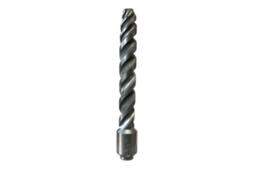 Drill bit isolated on transparent background
