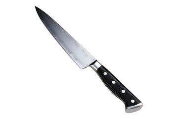 Chef knife isolated on transparent background