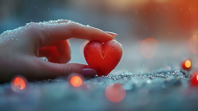 Love in the Palm of Your Hand: Hand and Heart