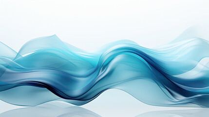 Abstract Waves With Sprays and Layers of Translucence and Movement That Convey a Sense of Dynamic Fluidity Background