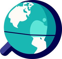 person holding globe