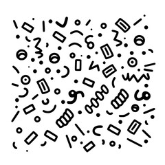 Fototapeta premium Confetti icon, celebration icon, birthday icon, party icon, anniversary icon, event icon, holiday icon, ceremony icon, festival icon, greeting icon, exploding icon, Christmas icon, festive icon,party,