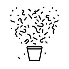 Confetti icon, celebration icon, birthday icon, party icon, anniversary icon, event icon, holiday icon, ceremony icon, festival icon, greeting icon, exploding icon, Christmas icon, festive icon,party,