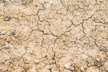 Natural land surfaces are drying up due to the heat of global warming.