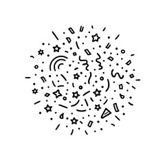 Confetti icon, celebration icon, birthday icon, party icon, anniversary icon, event icon, holiday icon, ceremony icon, festival icon, greeting icon, exploding icon, Christmas icon, festive icon,party,