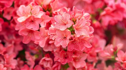 Fototapeta premium A bunch of pink flowers with a few white spots