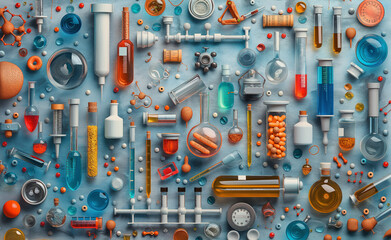 Scientific Symphonies: Intricate Patterns in Chemistry and Science Equipment