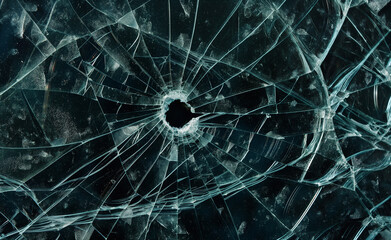 Broken Glass Texture Background