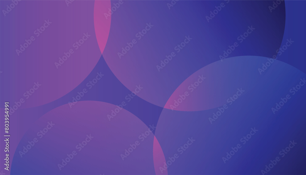 Poster Abstract minimal geometric background, Purple elements with fluid gradient, circle shapes composition, Fluid shapes