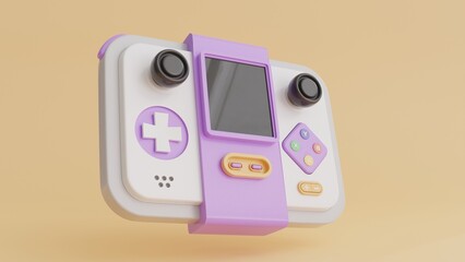 Cartoon game 3D illustration © Maria
