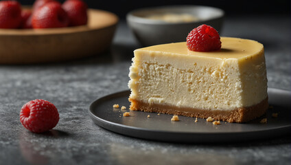 cheescake with beautiful colours 