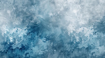 Fototapeta premium Seamless blend of cool blues and muted grays in hand-drawn acrylic, emphasizing the subtlety of modern abstract art.