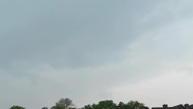rainbow in the clouds