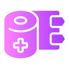 Fototapeta premium bandage gradient icon