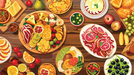 Traditional food for Festa Junina June Festival