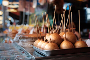 Ancient Pong Neng Ball Traditional Thai desserts
