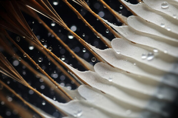 Detail-packed snapshot captures the intensity of a badminton game.