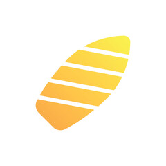 Surfboard vector icon