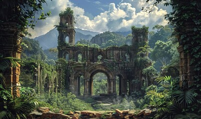 Fantasy Ruins Artwork